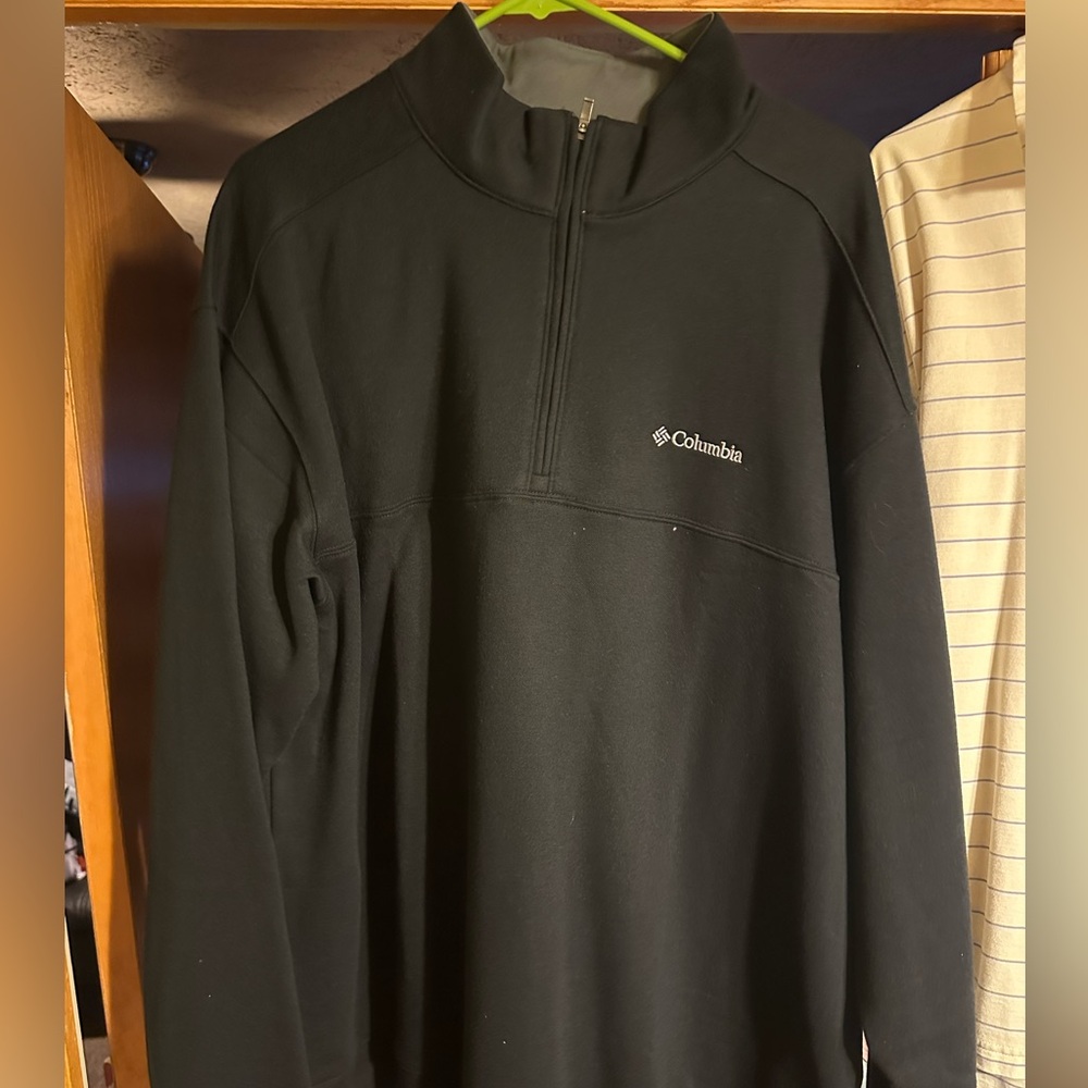 Black Columbia Fleece Pullover